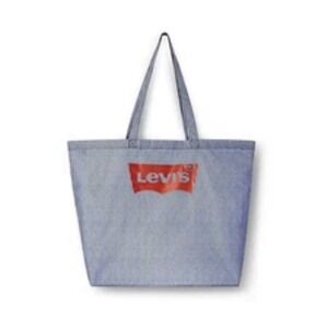 H0100-Levi's x Target Americana Tote Reusable Shopping Bag White Blue NEW